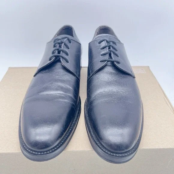 BRUNO MAGLI Cilo Men's Oxford Derby Dress Shoes Black Leather US 9 M MSRP $395